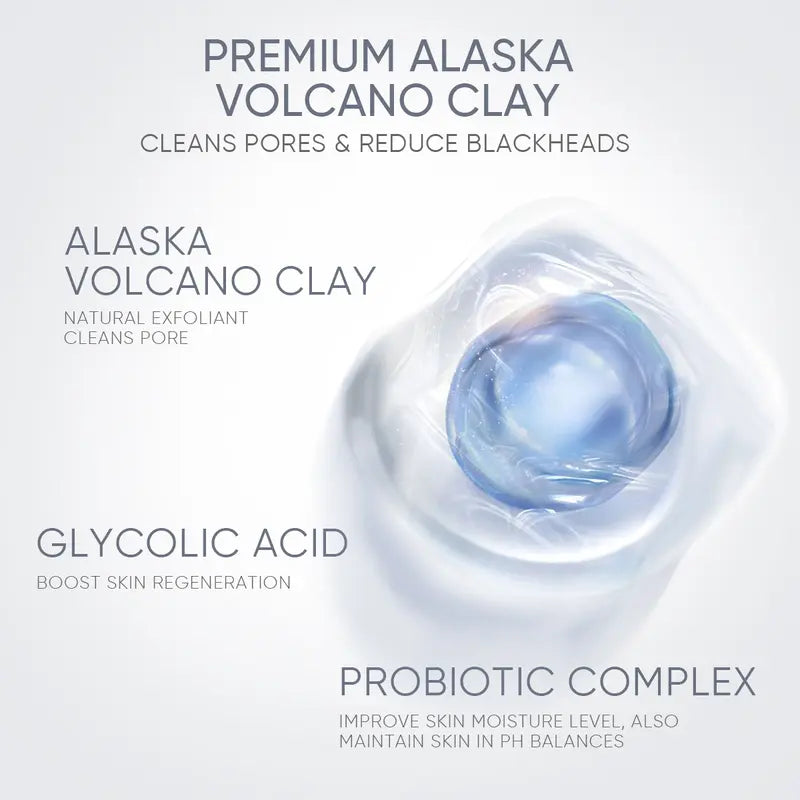 SOFTORASKIN Alaska Volcano Clay Stick – Blackhead Remover & Pore Cleanser