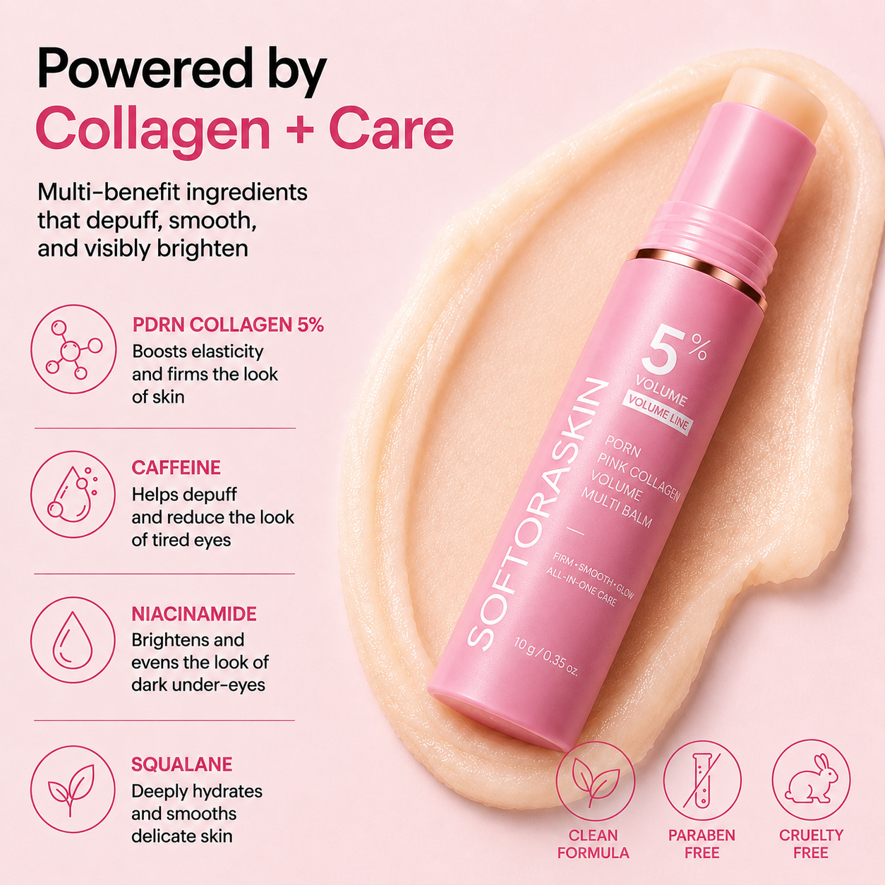 SOFTORASKIN™Collagen Face Balm
