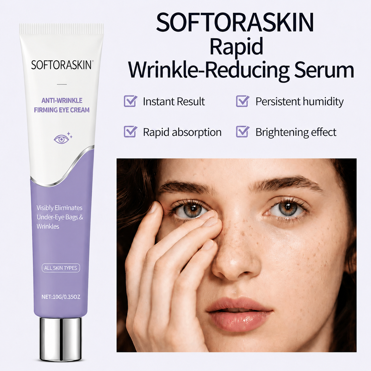 SOFTORASKIN™ Rapid Face Tightener – Look Refreshed & Firmer in 30 Seconds