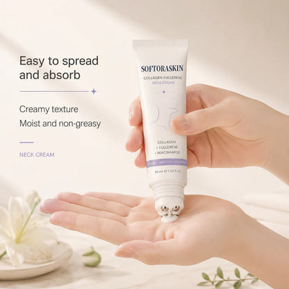 SOFTORASKIN™ 5-Roller Neck Firming Cream – Collagen & Hyaluronic Acid for Smoother, Tighter-Looking Neck Skin