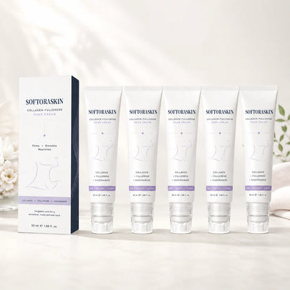 SOFTORASKIN™ 5-Roller Neck Firming Cream – Collagen & Hyaluronic Acid for Smoother, Tighter-Looking Neck Skin