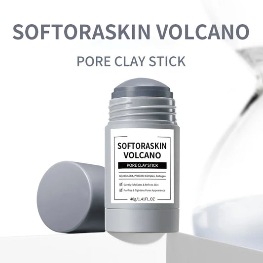 SOFTORASKIN Alaska Volcano Clay Stick – Blackhead Remover & Pore Cleanser